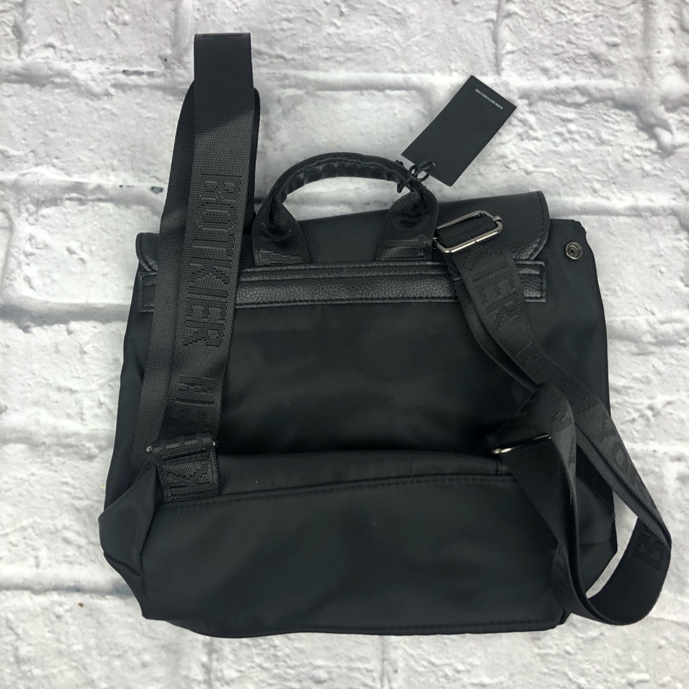 Botkier Mini Nylon Black Backpack New - Picture 2 of 4